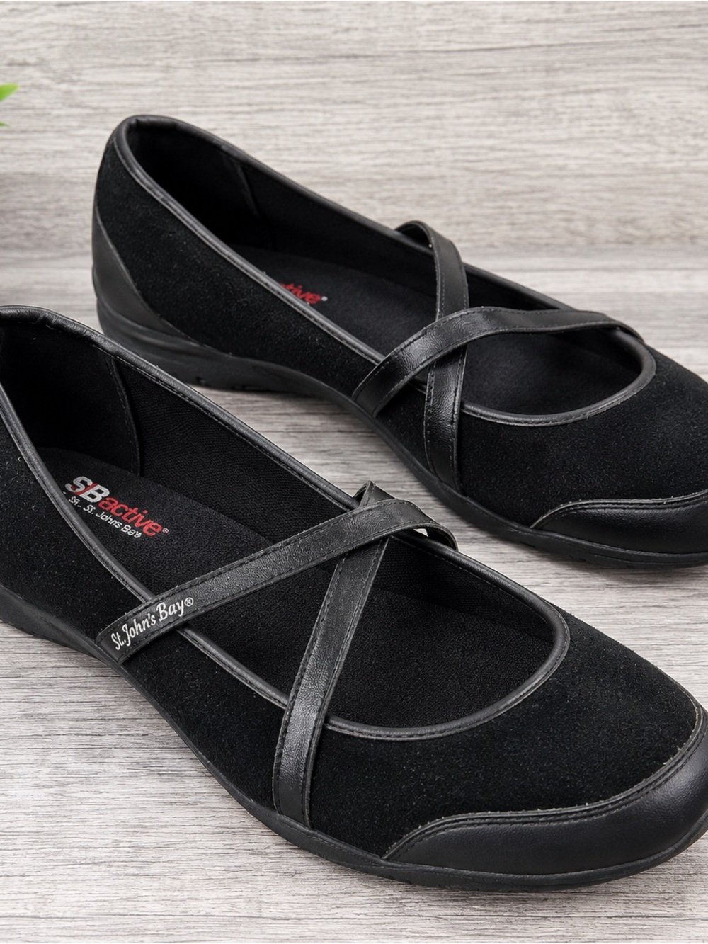 Skechers Shape-Up Black Leather Mary Jane Rocker Toning Sandals Shoes Women’s 10